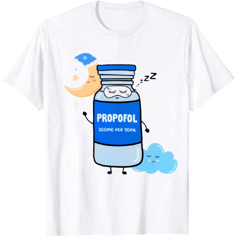 Night Propofol Nurse T-Shirt