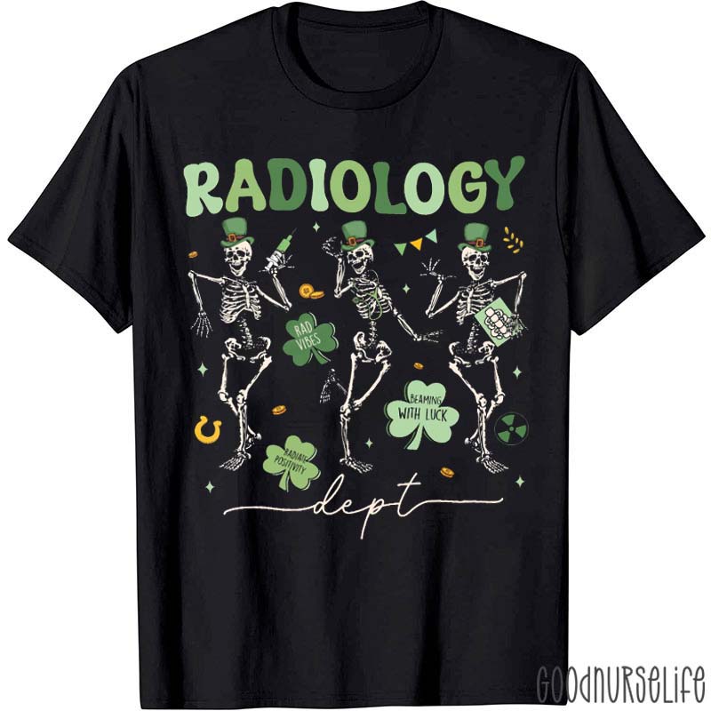 Rad Vibes Radiology Dept Nurse T-Shirt