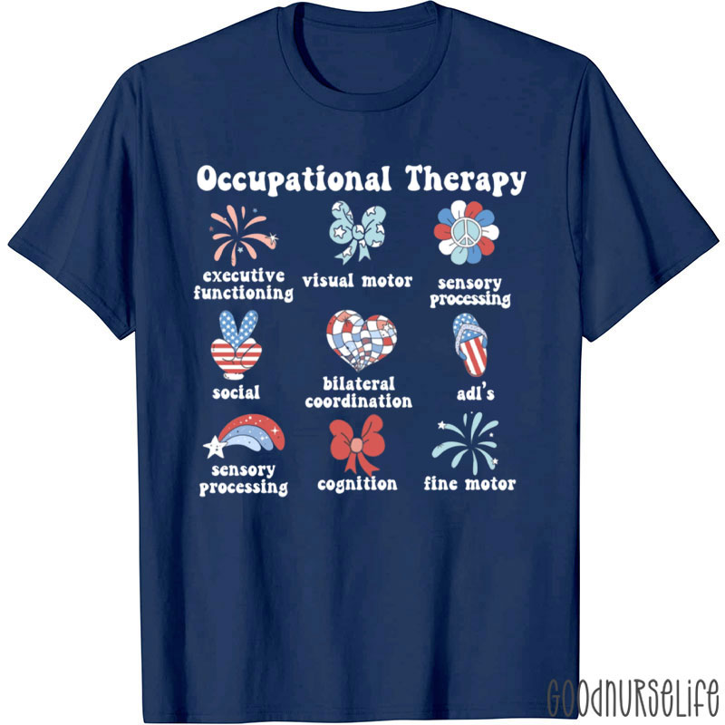 Occupational Therapy 4th Of July OT T-Shirt