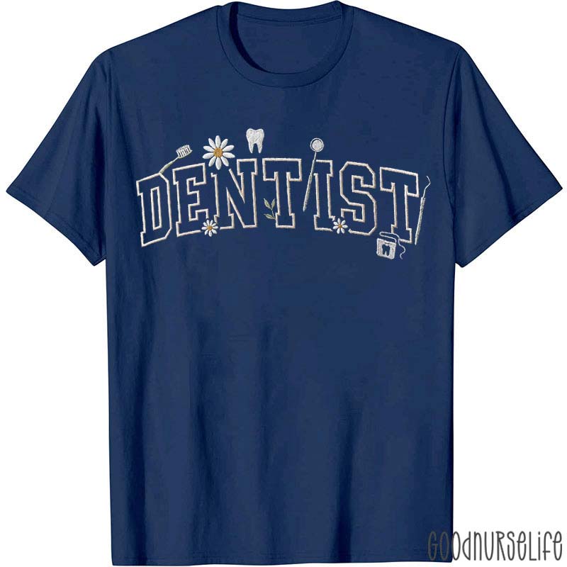 Floral Daisy Dentist T-shirt