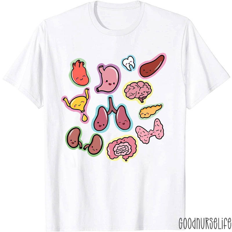 Kawaii Organs Nurse T-Shirt