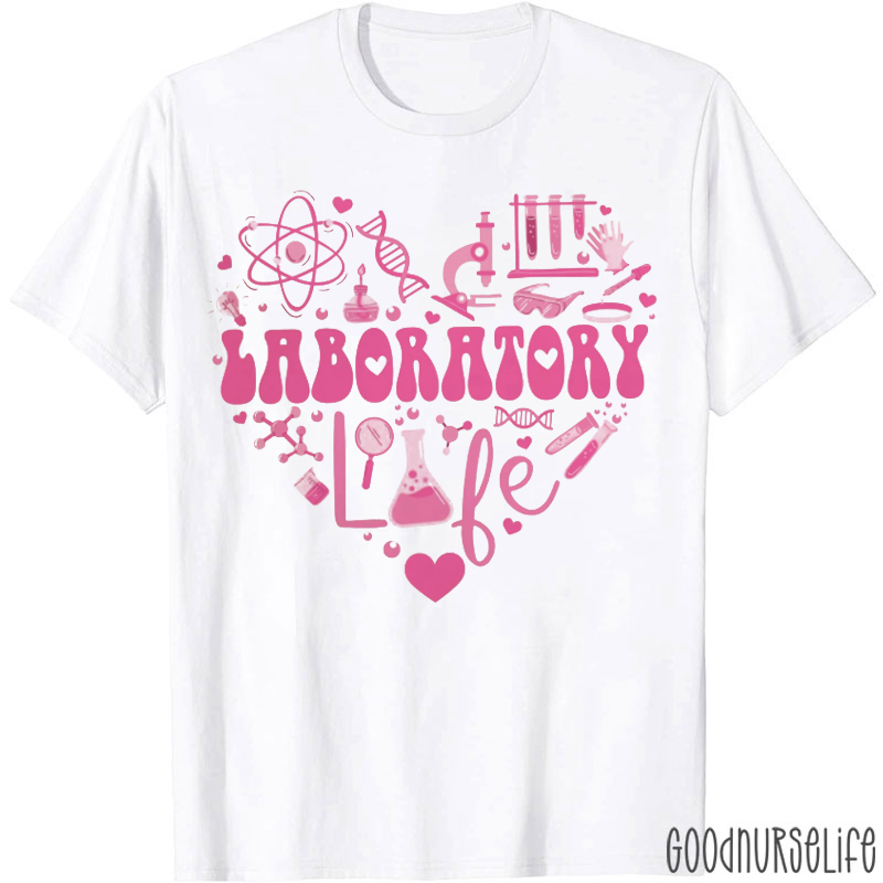 Lab Tech Laboratory Valentine T-Shirt