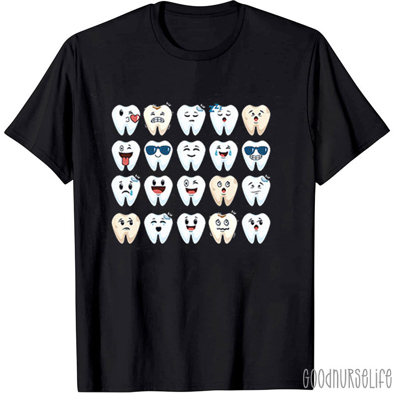 Teeth In Various Health Conditions Nurse T-shirt