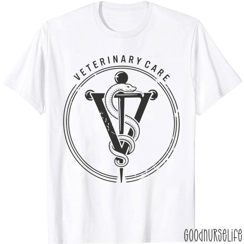 Funny Veterinarian Care Vet Medical Nurse T-Shirt