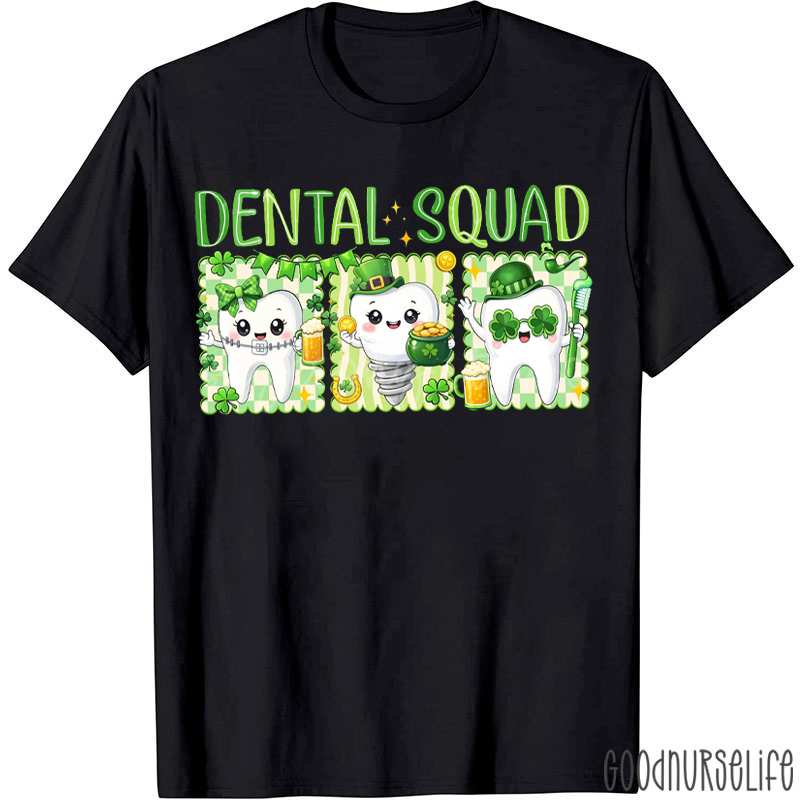 Dental Shamrock Saint Patrick Day T-shirt