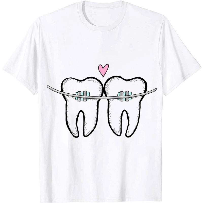 A Pair Of Teeth In Love Nurse T-shirt