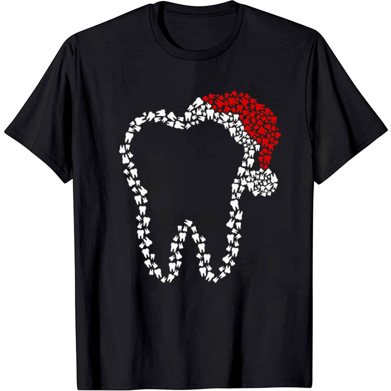 Small Teeth Make Up Big Tooth Christmas Nurse T-Shirt