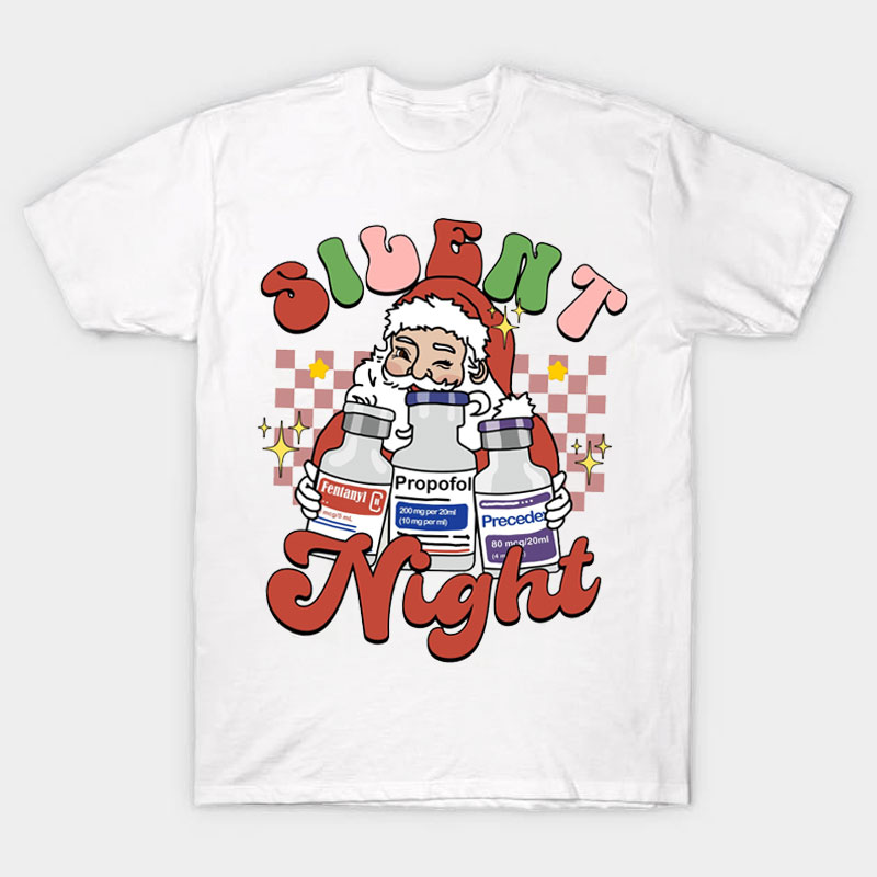 Silent Night Nurse T-Shirt