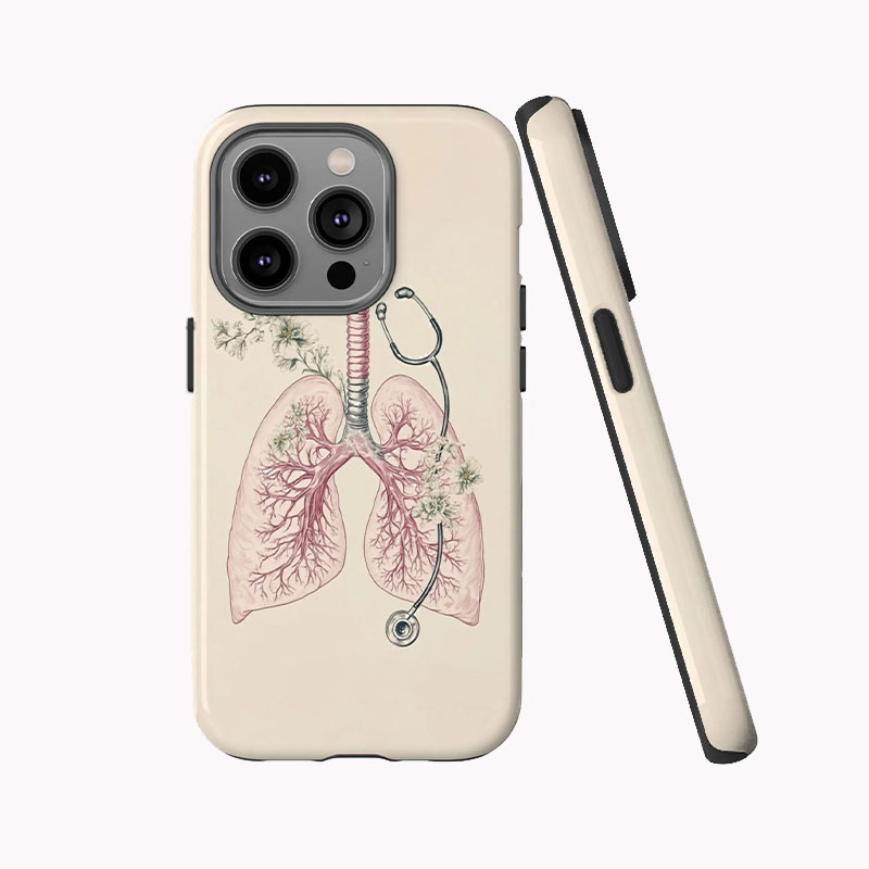 Floral And Lung Phone Case