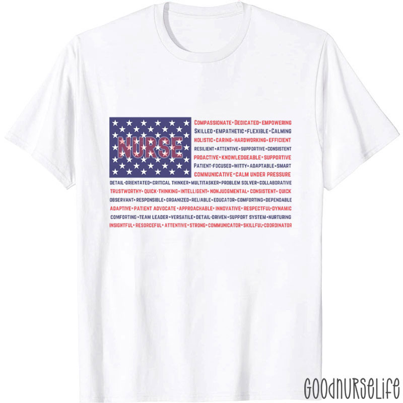 Patriotic Nurse T-Shirt