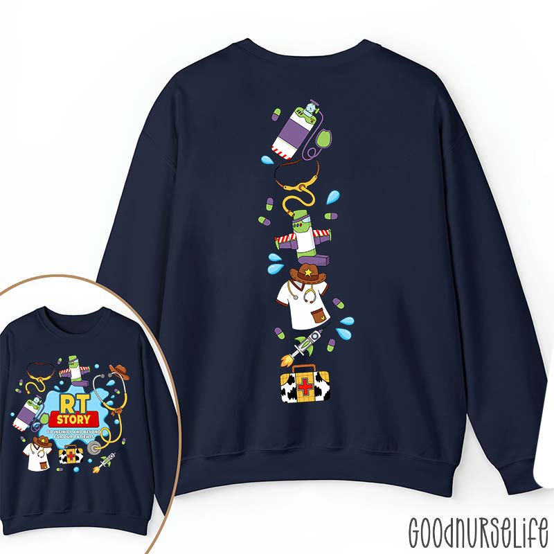 RT Story To Infinity And Beyond For Our Patients Sweatshirt