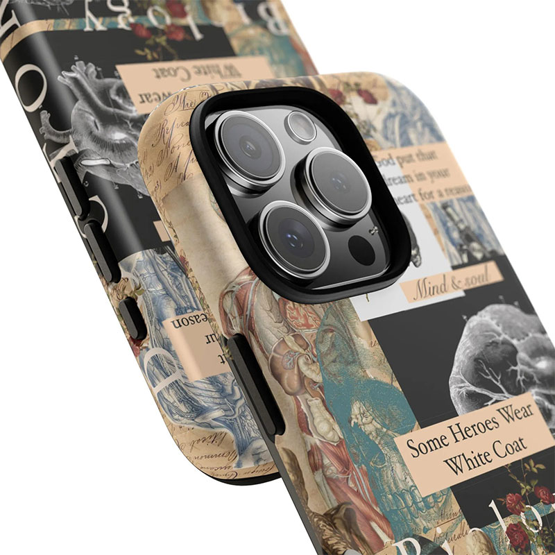 Some Heroes Wear White Coat Nurse Phone Case