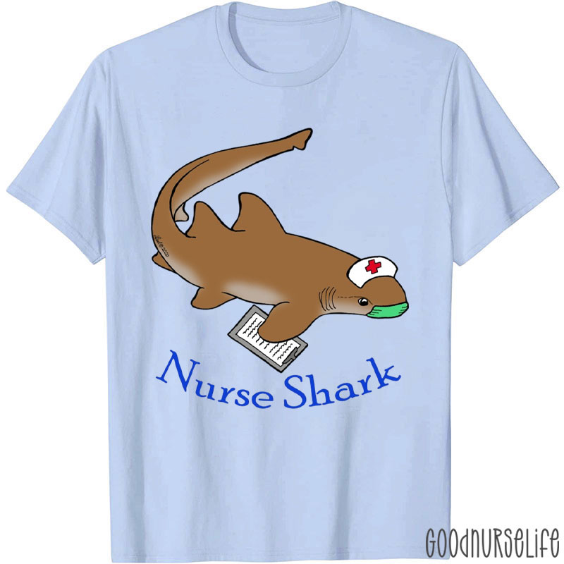 Funny Cute Nurse Shark Nurse T-Shirt