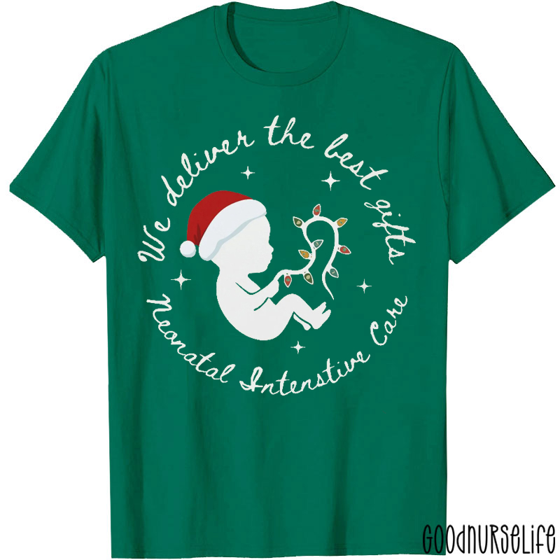 We Deliver The Best Gift NICU Nurse T-Shirt