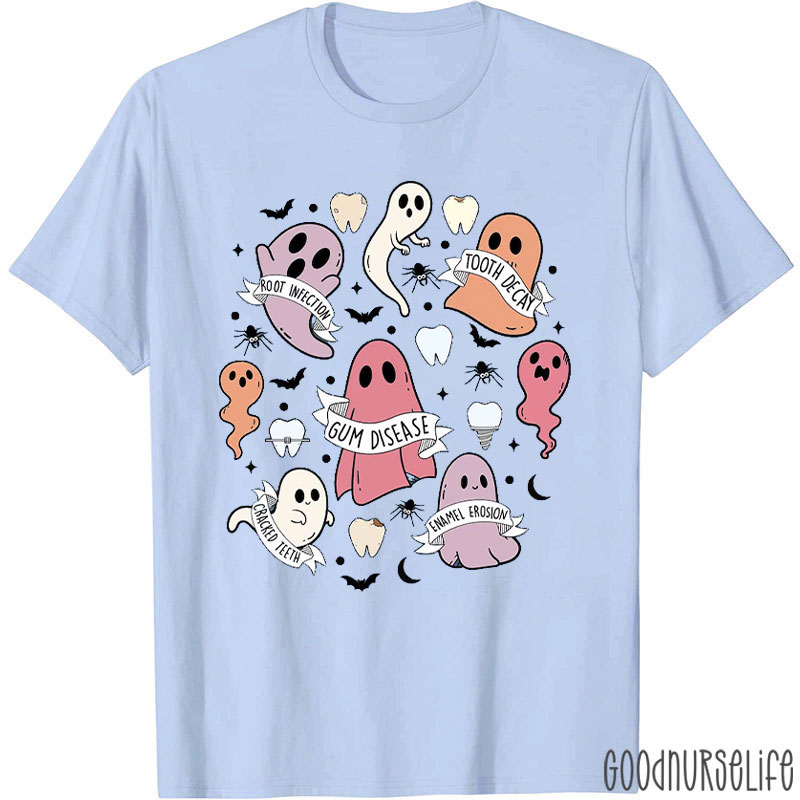 Spooky Ghostly Dental Woes T-Shirt