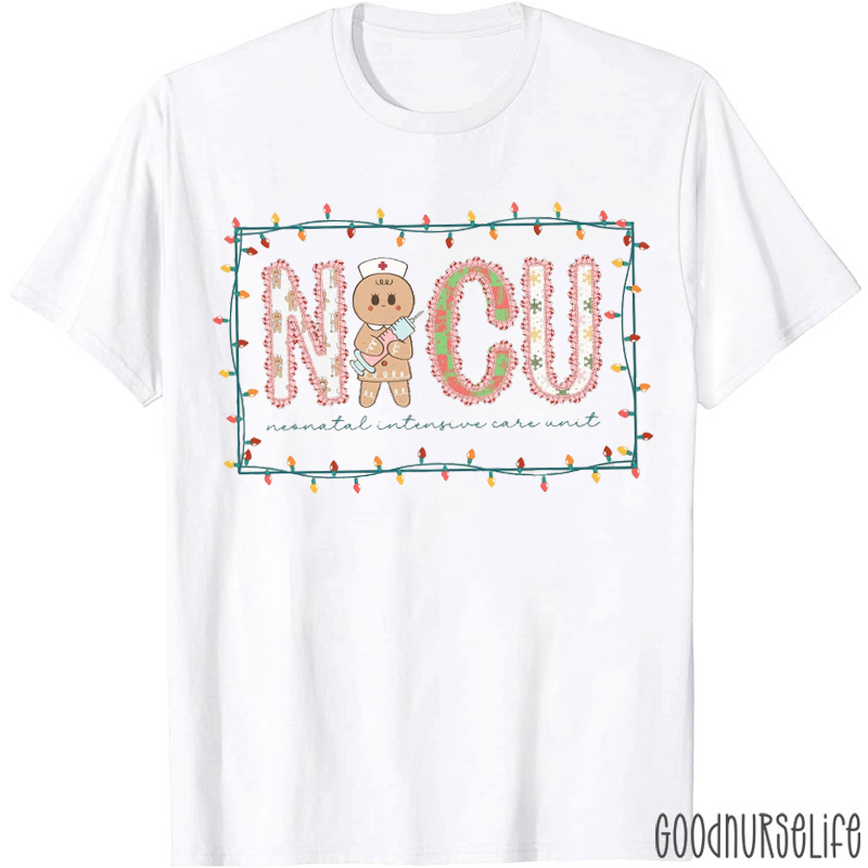 Christmas Neonatal Intensive Care Newborn Nurse T-Shirt