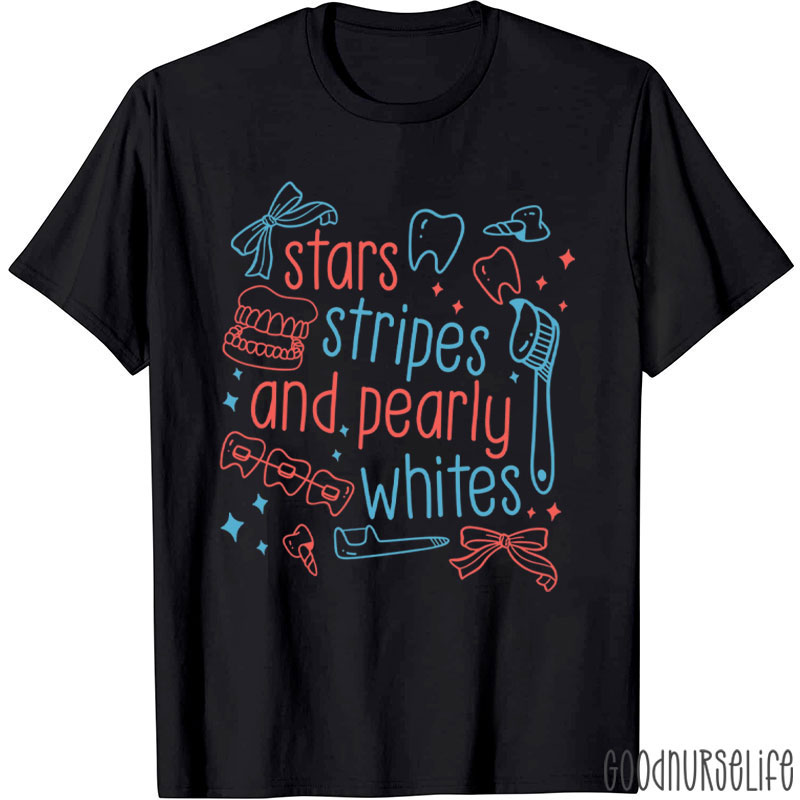 4th Of July Stars Stripes And Pearly Whites T-Shirt