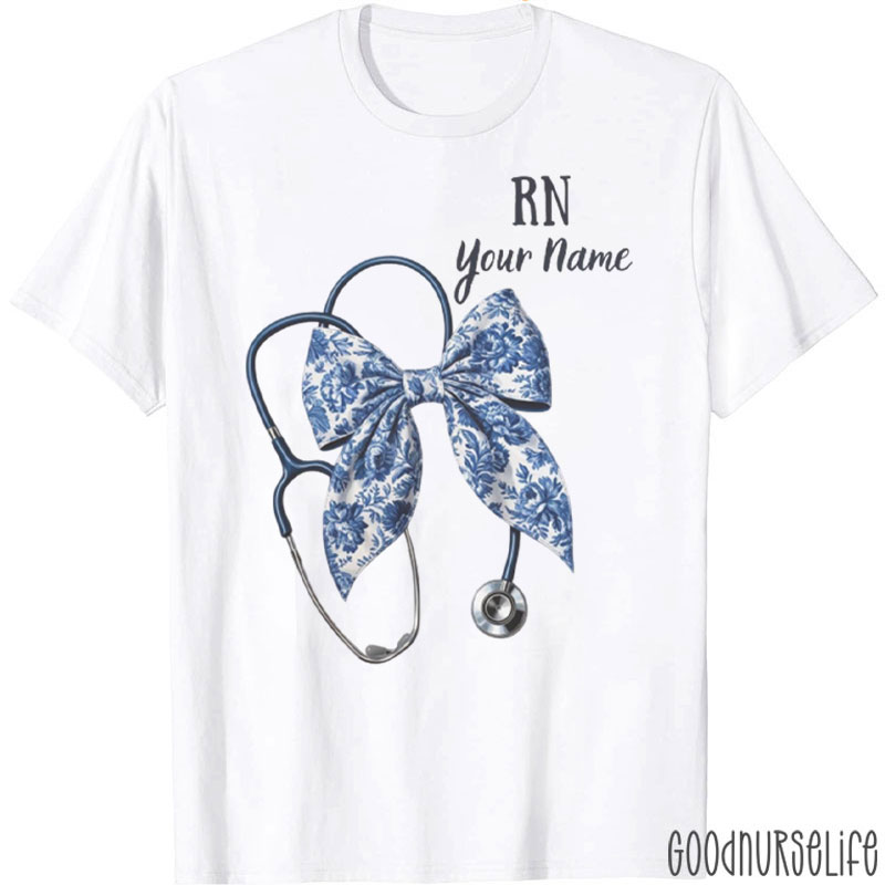 Coquette Nurse Stethoscope Bow Nurse T-Shirt