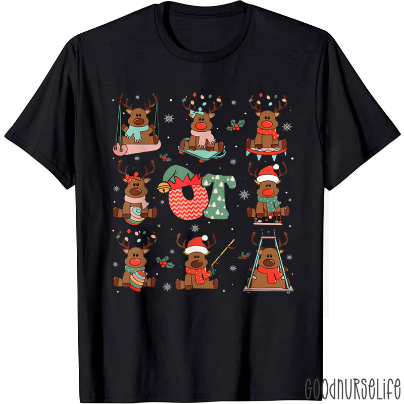 Occupational Thera Reindeers Ot T-Shirt