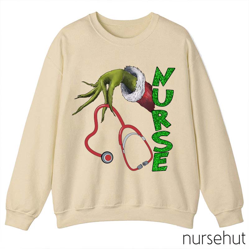 Personalized Is This Your Stethoscope Nurse Sweatshirt