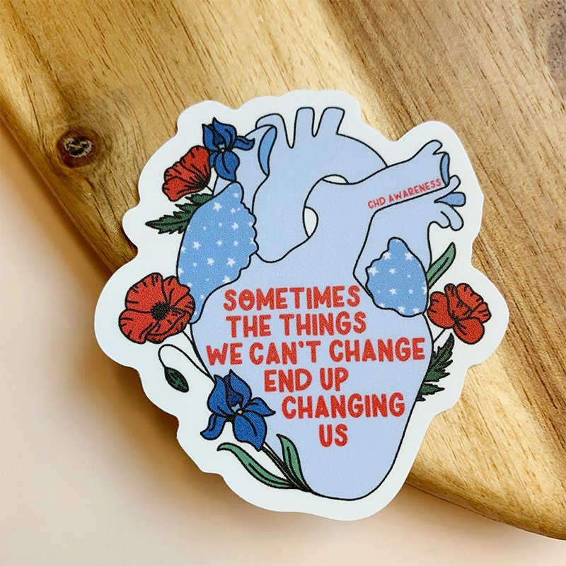 Sometimes The Things We Can't Change End Up Changing Us Stickers
