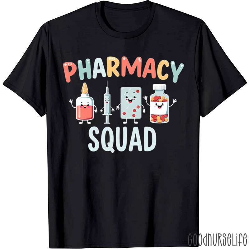Pharmacy Squad Cute National Pharmacist Nurse T-Shirt
