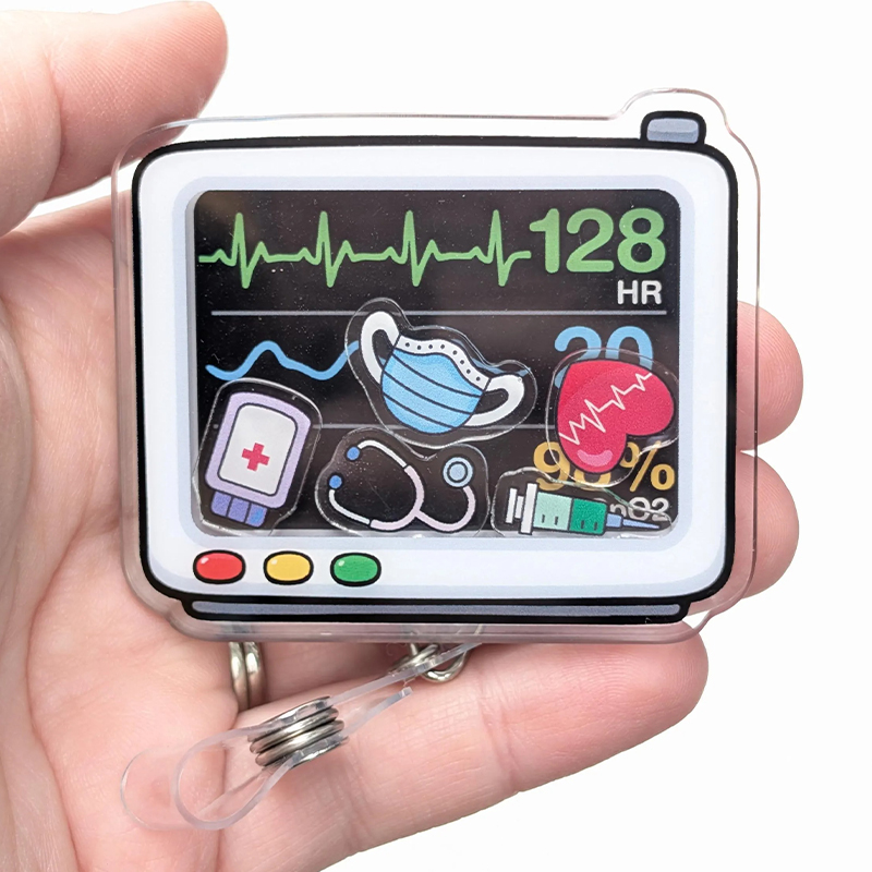 Observation Monitor Shaker Badge Reel