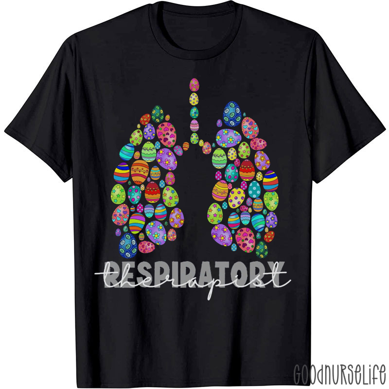 Easter Egg Lung Respiratory Therapist T-shirt