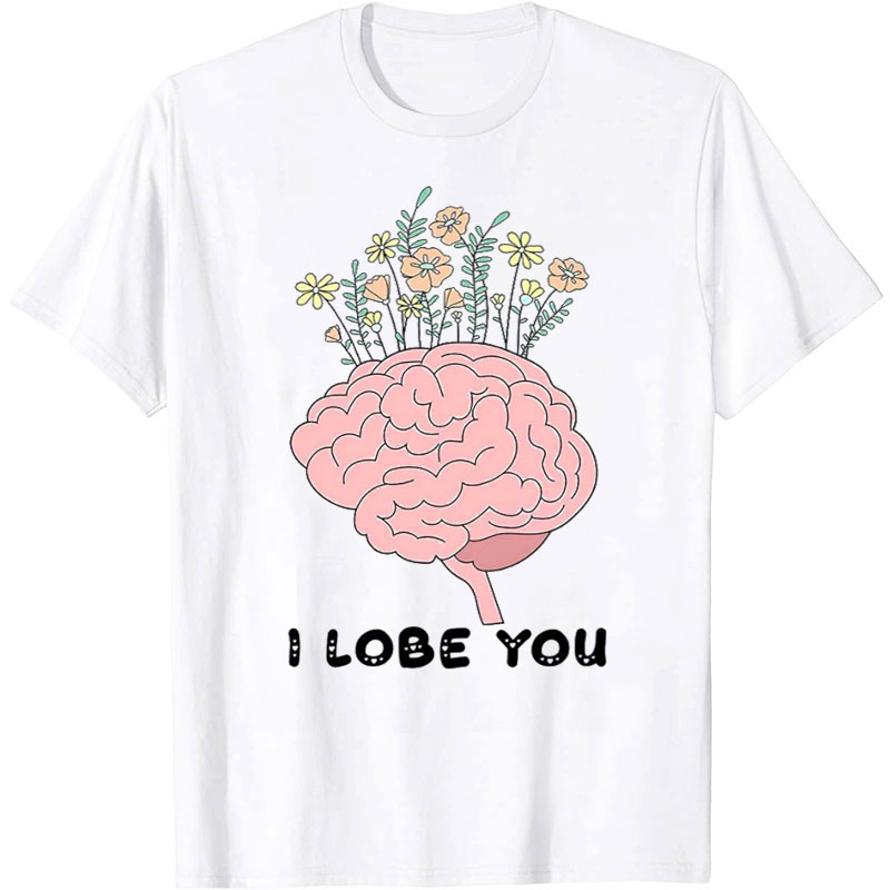 Floral I Lobe You Nurse T-Shirt