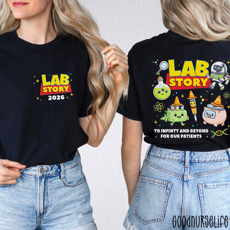 Lab Story 2026 To Infinity And Beyond Two Sided T-Shirt