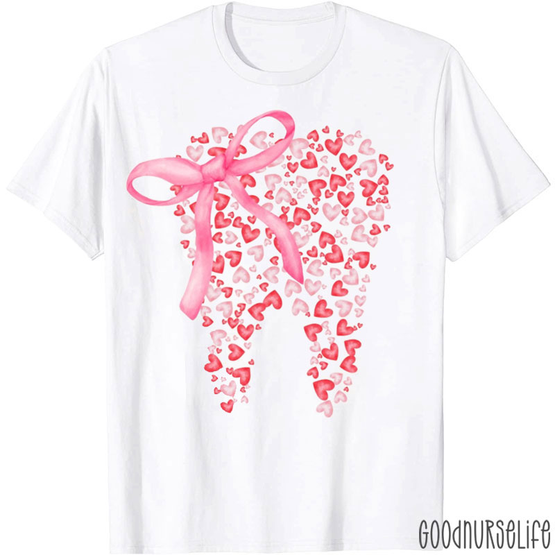 Love Heart Valentine Tooth T-Shirt