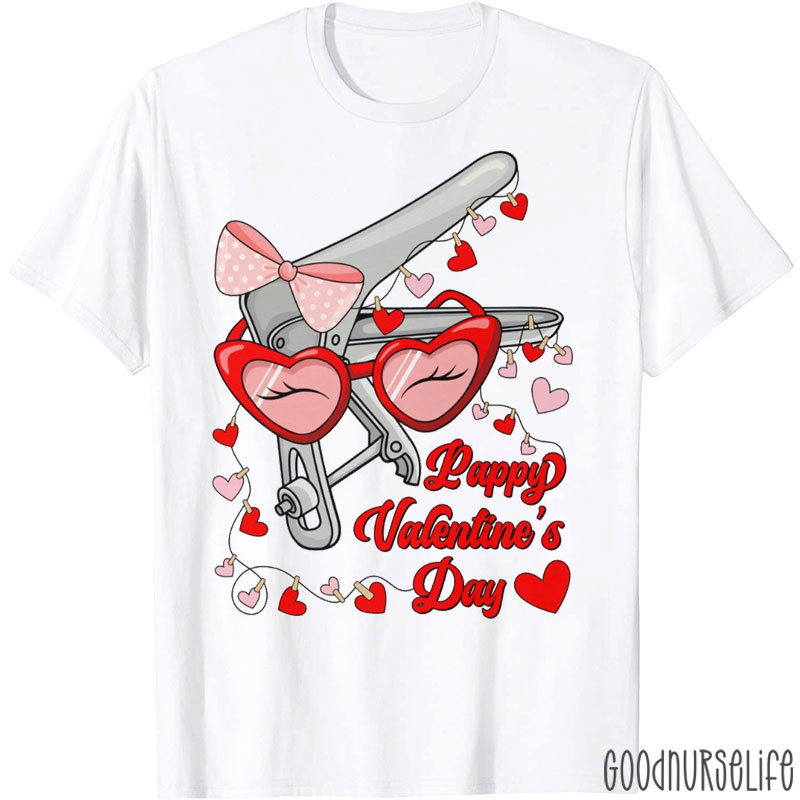 Pappy Valentine's Day Nurse T-shirt