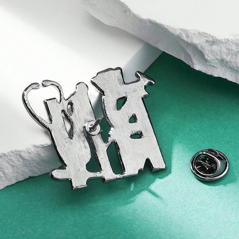 RN Stethoscope Nurse Pin