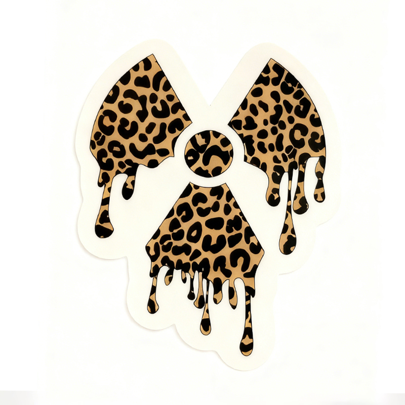 Leopard Radiate Stickers