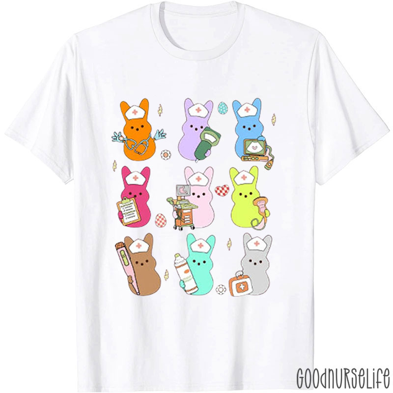 Easter Day Bunny Lover Nurse T-Shirt