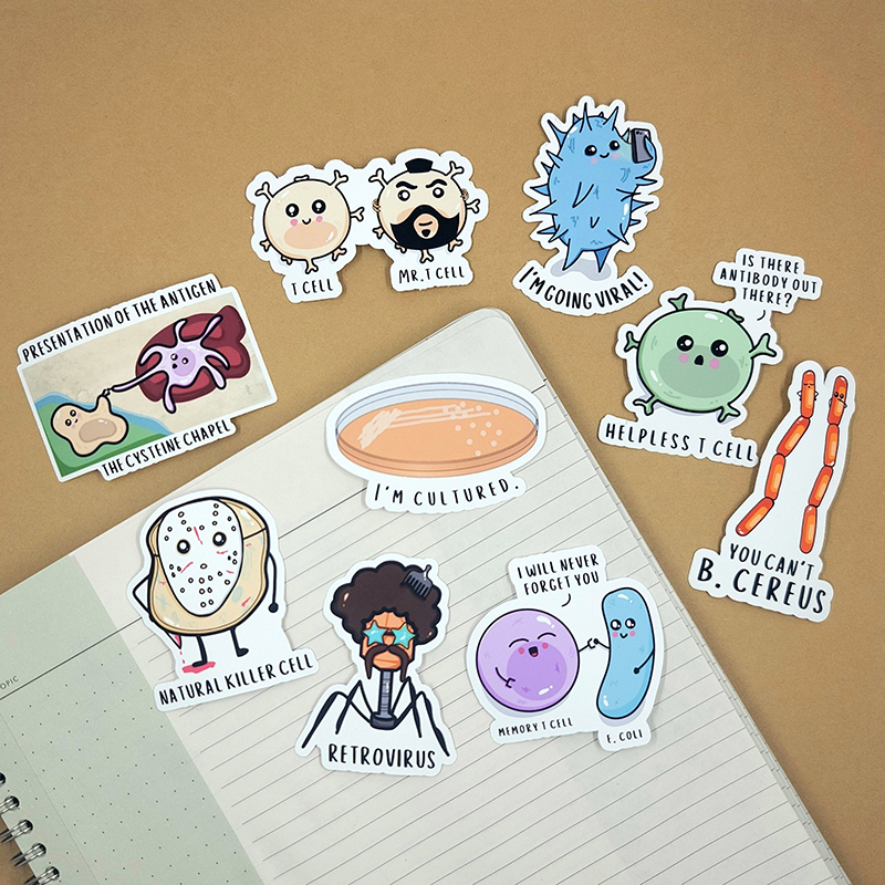Immunology Pun Nurse Stickers