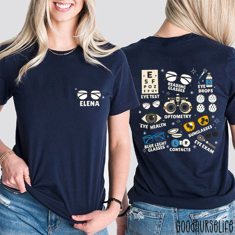 Personalized Optometry Life Two Sided T-Shirt