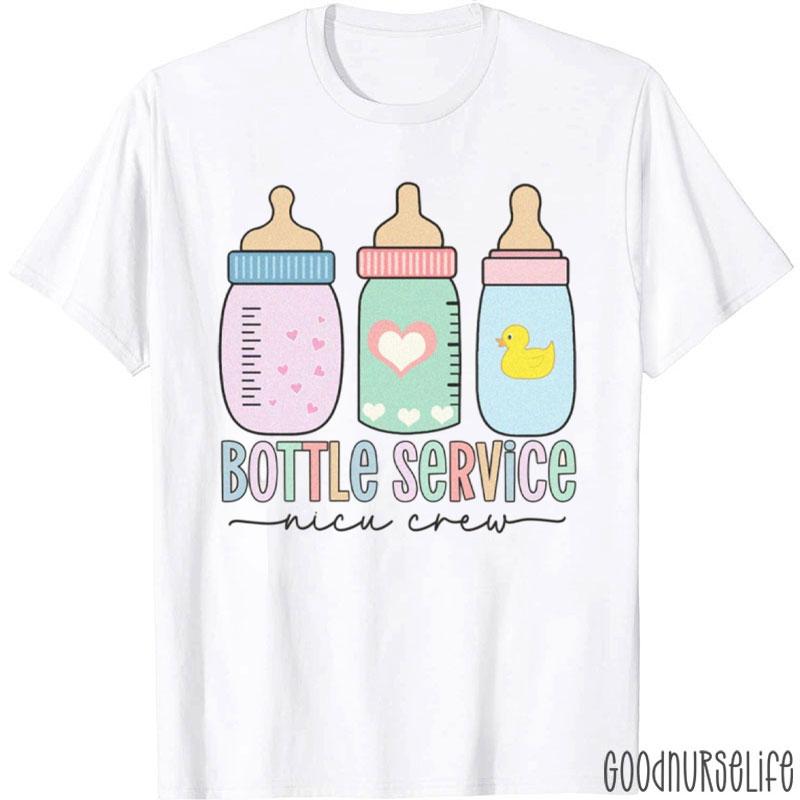 Bottle Service NICE Crew Nurse T-Shirt