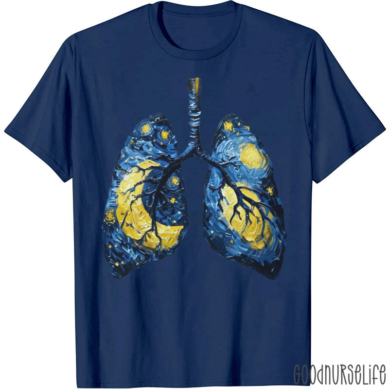 Anatomical Art Lungs T-shirt
