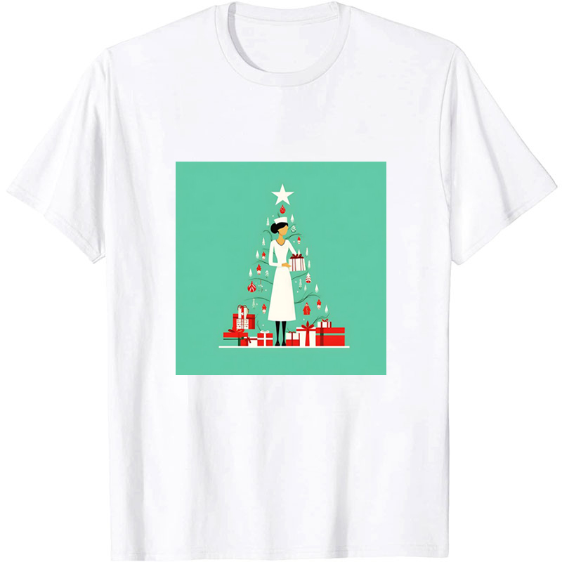 Nurse Christmas Tree T-Shirt