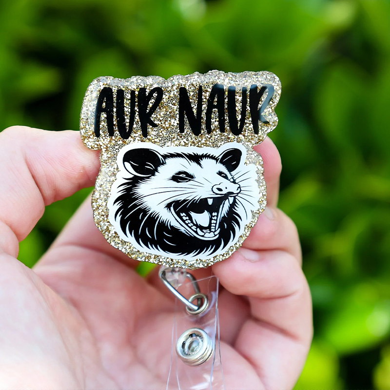Possum Aur Naur Badge Reel