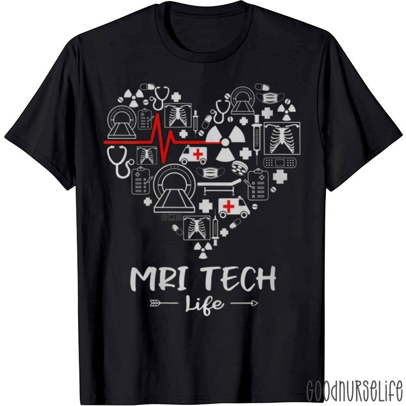 Heart MRI Tech Life T-shirt