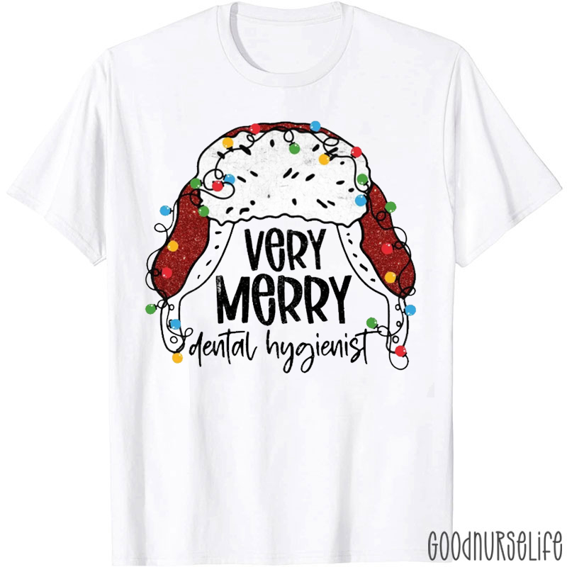 Very Merry Dental Hygienist T-Shirt
