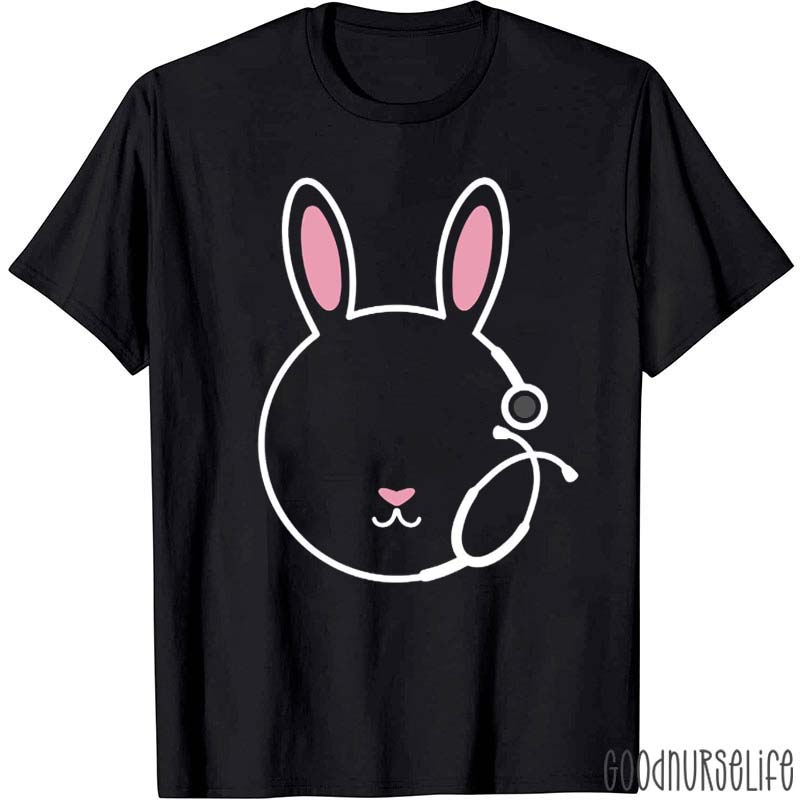 Rabbit Stethoscope Nurse T-Shirt