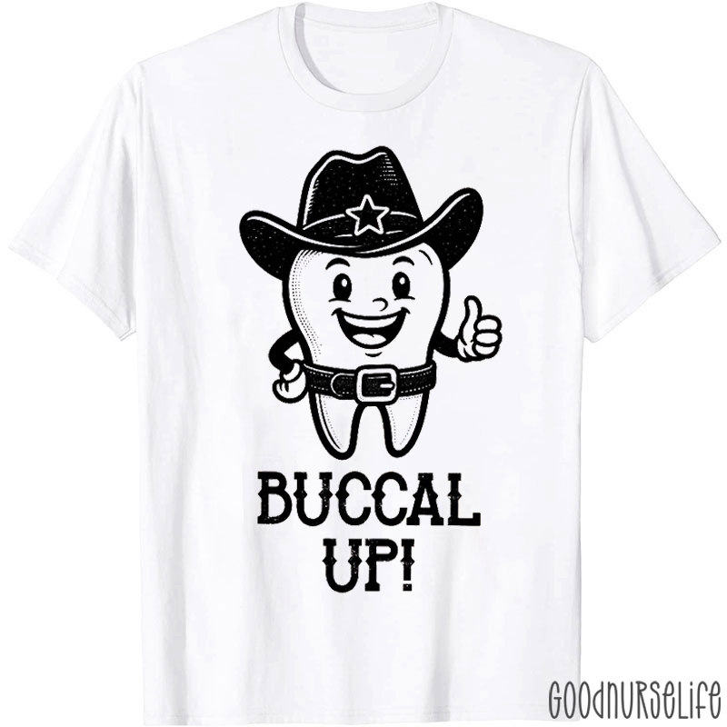 Buccal Up Tooth Cowboy T-shirt