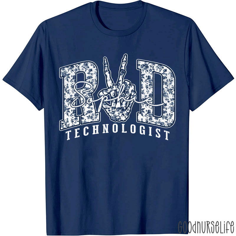 Personalized Radiology Technologist X-ray T-Shirt