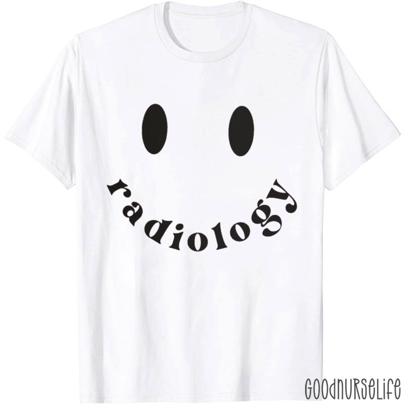 Radiology Smile Face Nurse T-Shirt