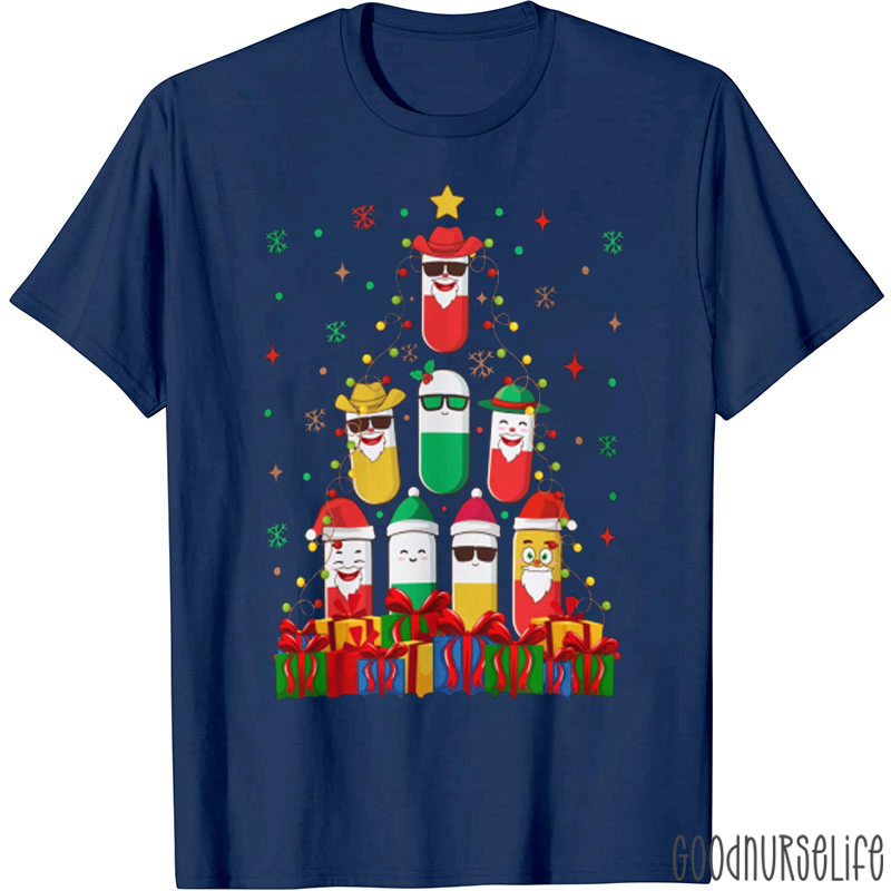 Pharmacy Christmas Tree T-Shirt