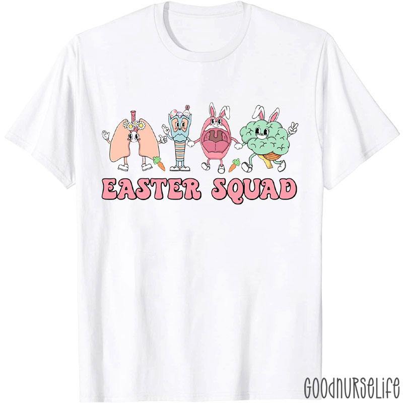 Human Organs Easter Squad Nurse T-Shirt