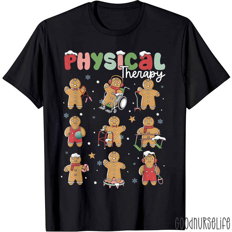 Festive Gingerbread PT Characters T-Shirt